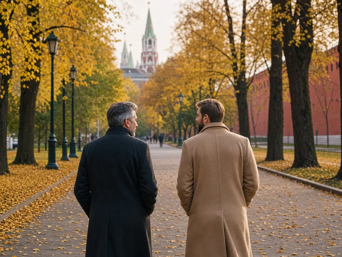 Сессия на прогулке по осеннему парку